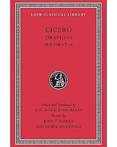 Cicero: Orations: Philippics 7-14