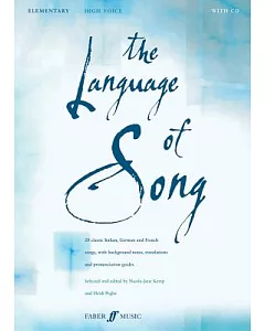 The Language of Song, Elementary: High Voice