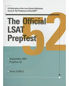 Official Lsat Preptest 52