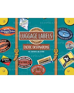 Exotic Destinations Luggage Labels