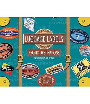 Exotic Destinations Luggage Labels