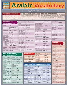Arabic Vocabulary Quick Reference Guide