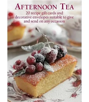 Afternoon Tea Recipe Giftcards