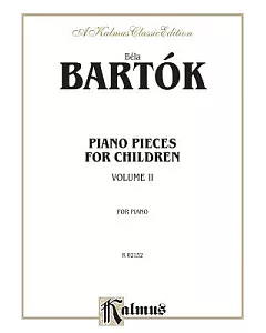 bela Bartok Piano Pieces for Children