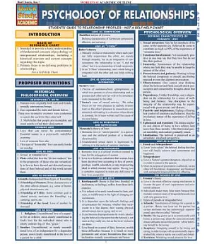 Psychology of Relationships Quick Reference Guide