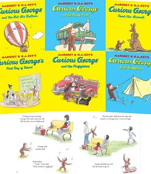 Curious George - 11 Titles: urious George and the Dump Truck, Curious George and the Hot Air Balloon, Curious George Goes Campin