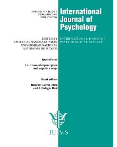 Environmental Perception and Cognitive Maps: A Special Issue of the International Journal of Psychology