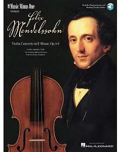Concerto for Violin and Orchestra: E Minor - E Moll, Opus 64: Music Minus One Violin