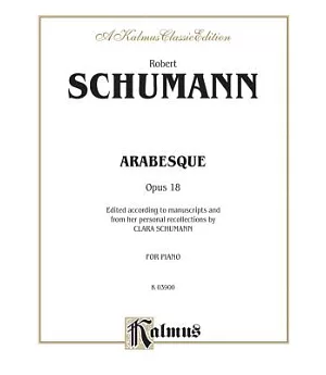 Schumann Arabesque, Op.18