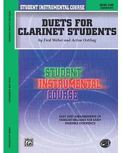 Student Instrumental Course, Duets for Clarinet Students, Level I
