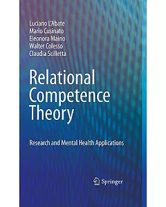 Relational Competence Theory: Research and Mental Health Applications