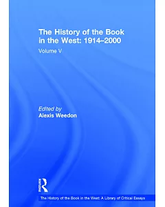 The History of the Book in the West: 1914-2000