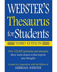 Webster’s Thesaurus for Students