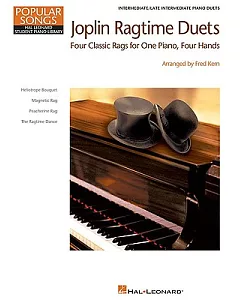 joplin Ragtime Duets: Hal Leonard Student Piano Library Popular Songs Series Intermediate - Level 5 1 Piano, 4 Hands