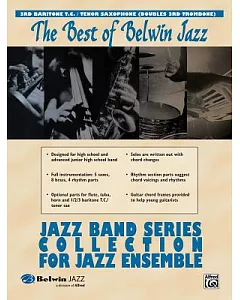 The Best of Belwin Jazz: 3rd Baritone T.C. / Tenor Saxophone