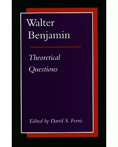 Walter Benjamin: Theoretical Questions