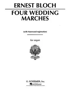 Four Wedding Marches: With Hammond Registration for Organ