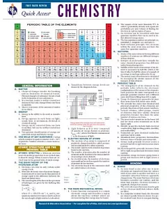 Chemistry: Rea’s Quick Access Reference Chart