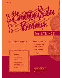 Elementary Scales and Bowings for Strings: Violin