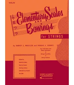 Elementary Scales and Bowings for Strings: Violin