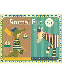 Animal Fun from a to Z: Decorative Flash Cards