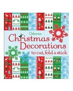 Christmas decorations to cut, fold and stick