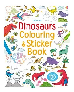 Dinosaurs colouring and sticker book