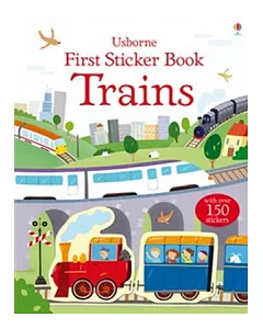 First Sticker book Trains