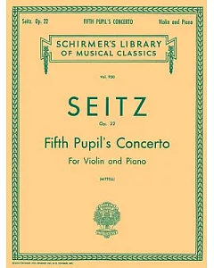 Pupil’s Concerto No. 5 in D, Op. 22: For Violin and Piano