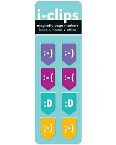 Emoticons I-clips Magnetic Page Markers
