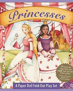 Princesses: Paper Doll Fold-out Play Set