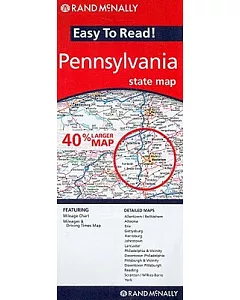 Rand McNally Easy to Read! Pennsylvania