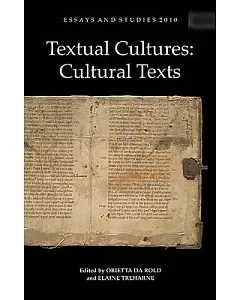 Textual Cultures: Cultural Texts