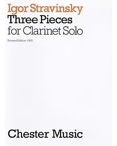 Three Pieces for Clarinet Solo