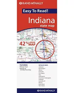 Rand McNally Easy to Read Indiana