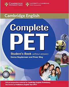 Complete PET Student’s Book