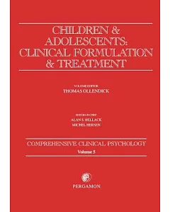 Children & Adolescents: Clinical Formulation & Treatment