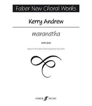 Maranatha: For Satb Choir, Choral Octavo