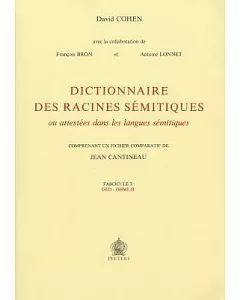 Dictionnaire Des Racines Semitiques: Ou Attestees Dans Les Langues Semitiques: GLD-DHML/R