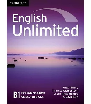 English Unlimited: B1 Pre-Intermediate Class Audio CDs