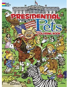 Presidential Pets Coloring Book: Green Edition