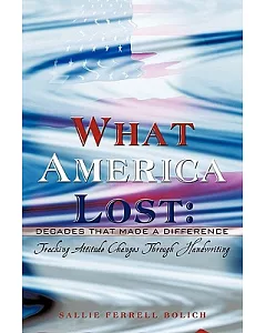 What America Lost: Decades That Made a Difference: Tracking Attitude Changes Through Handwriting