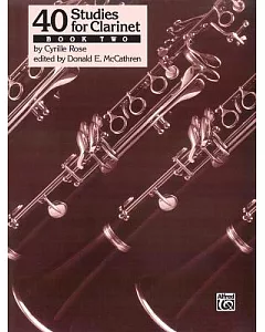 40 Studies for Clarinet Book Two: Studies 21-40