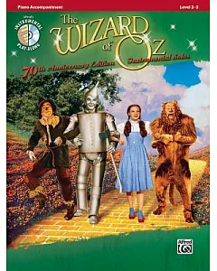The Wizard of Oz Instrumental Solos: Piano Acc.; Level 2-3