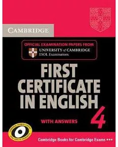 cambridge First Certificate in English 4 With Answers