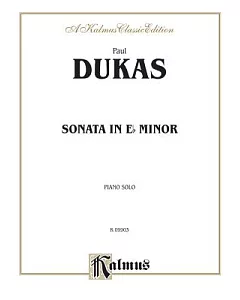dukas Sonata in E Flat Minor