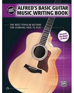 Alfred’s Basic Guitar Music Writing Book
