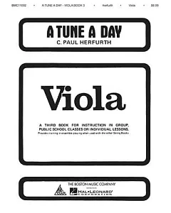A Tune a Day for Viola: Book 3