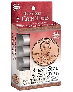 Cent Size: 5 Coin Tubes