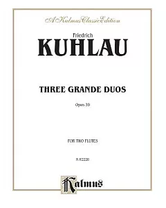 Three Grande Duos: Opus 39 for Two Flutes